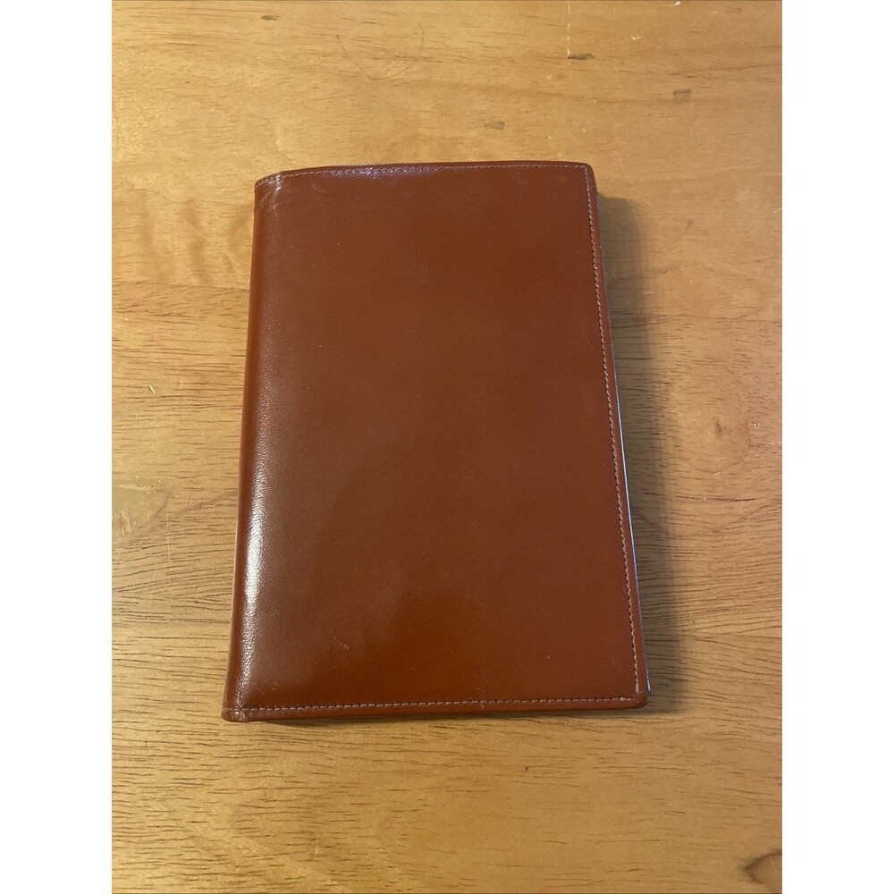 VTG Prince Gardner Bifold Wallet British Tan Leather Passport Travel Wallet